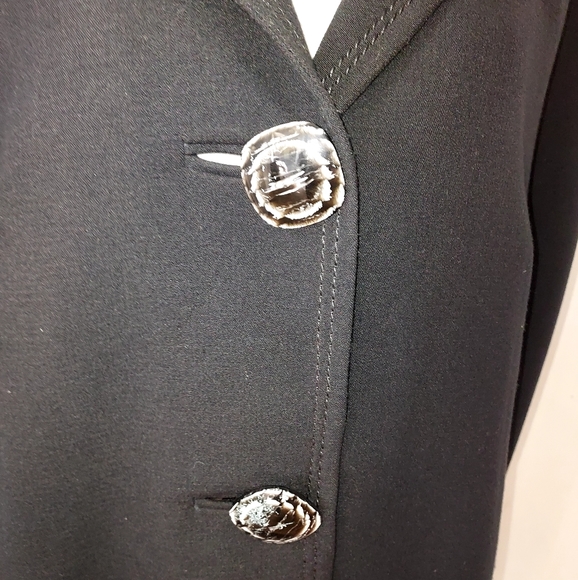 Kristen Blake Pea Coat Black Large - Picture 6 of 10